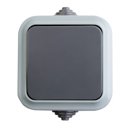 Выключатель одноклавишный влагозащищенный открытой установки IP54 Rexant, арт. 78-0520