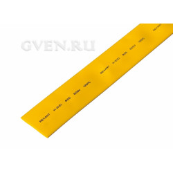 25.0 / 12.5 мм 1м термоусадка желтая  REXANT