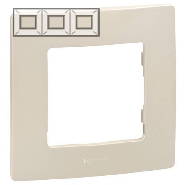 Купить LEGRAND 672513 Рамка 3 поста, слоновая кость, ETIKA L672513 Legrand L672513 Legrand