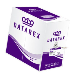 Кабель Datarex 4 пары категория 5e U/UTP LSZH 24 AWG оранжевый, коробка 305 м низкодымный безгалогеновый