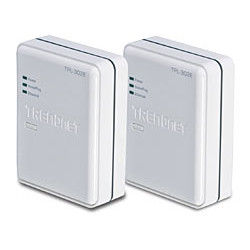TN-TPL-302E2K Комплект из двух адаптеров Powerline AV Ethernet, 200 Мбит/с  TN-TPL-302E2K Комплект из двух адаптеров Powerline AV Ethernet, 200 Мбит/с