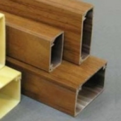 серия MEX 12Х12N Миниканал 12х12 мм с текстурой дерева (орех), арт. 77021N-2