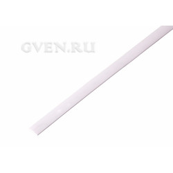 8.0 / 4.0 мм 1м термоусадка белая  REXANT
