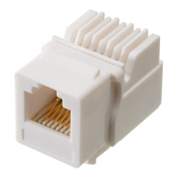 Модуль универсальный Cabeus, keystone, 1хRJ12, кат. 3, неэкр., цвет: белый