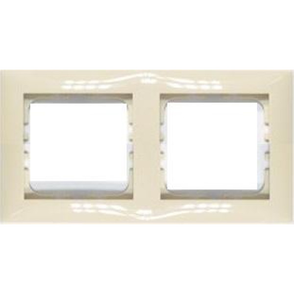 Купить 854201 Рамка 2-постовая (бежевый) LK45 854201 Экопласт