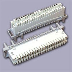 Плинт с нормально замкнутыми контактами (размыкаемые) маркировка от 0...9 2/10 LSA PROFIL, арт. 6089 1 121-06