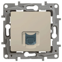 LEGRAND 672340 Модуль розетки телефонный RJ11, слоновая кость, ETIKA