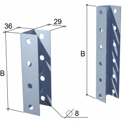 Опора для консолей 400-500, 180мм