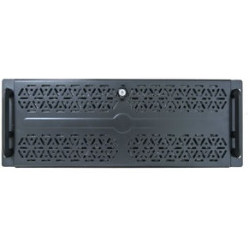 EB410-B-0 4U серверный корпус. 3x 5.25 отсека и 10 внутренних 3.5 HDD (жесткий диск) отсеков. Источник питания PS/2. Глубина 550мм. Поддерживает 12x13 материнские платы