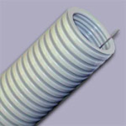 Труба гофрированная ПВХ для электропроводки D32 мм, с протяжкой, бухта 25 м