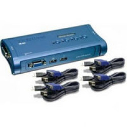 TN-TK-407K TRENDnet KVM свич переключатель 4х портовый коммутатор КВМ, USB