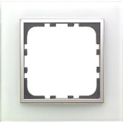 Рамка 1-постовая из натурального светлого стекла Серия LK60 Экопласт, арт. 864111