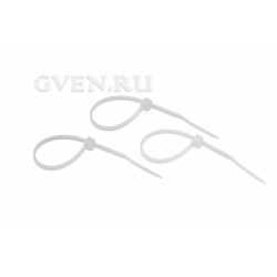 Хомут nylon 100 х 2.5 мм 25шт белый  REXANT