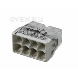 2273-208 Электромонтажные экспресс-клеммы   (8*2.5мм2) 50шт  WAGO
