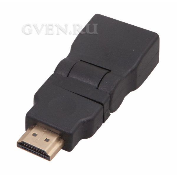 Купить ПЕРЕХОДНИК шт.HDMI - гн.HDMI поворотный GOLD REXANT 17-6813 SDS 17-6813 SDS