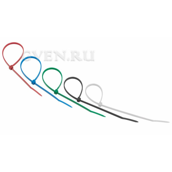 Купить Хомут nylon 200 х 4.0 мм 25шт цветные REXANT 07-0208-25 SDS 07-0208-25 SDS