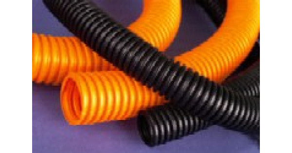 Гофрошланг ПНД с зондом тяжелая (чёрн/оранж), d=40мм, бухта 25м, цена ...