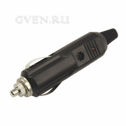 Штекер автоприкуривателя с индикатором  REXANT