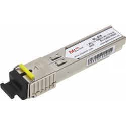 1-ML-30RLC Модуль оптический одноволоконный (медиаконвертер) SFP-WDM, 20 км, 1550/1310нм, 1,25 Гб/с