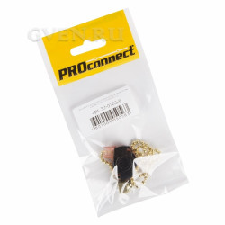 Выключатель для настенного светильника с цепочкой 270 мм,  gold  PROCONNECT (ПАКЕТ БОБ) 1 шт