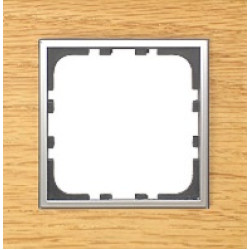 Рамка 1-постовая из натурального светлого дерева (дуб) Серия LK60 Экопласт, арт. 864155