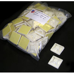 ПС-20 Площадка самоклеющаяся для крепления стяжек 20х20 мм упаковка 100 шт