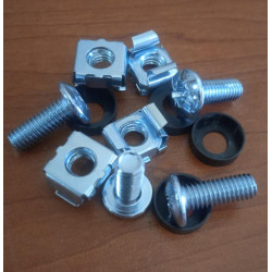 Комплект винтов-гаек-шайб для крепления на 19' профиль