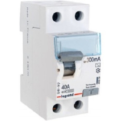 Устройство защитного отключения Legrand DX3, 2 модуль, А класс, 2Р, 40А/300мА (411570)