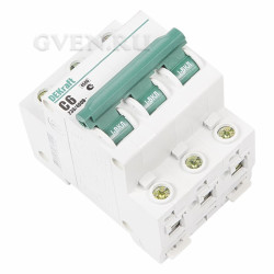 11076DEK  ВА-101  Автомат 3-полюсный 6А 4,5кА (хар-ка С) DEKraft  Schneider Electric