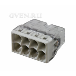 2273-248 Электромонтажные экспресс-клеммы   (8*2.5мм2 с пастой) 50шт  WAGO