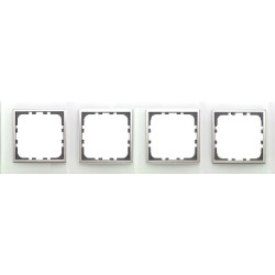 Рамка 4-постовая из натурального светлого стекла Серия LK60 Экопласт, арт. 864411