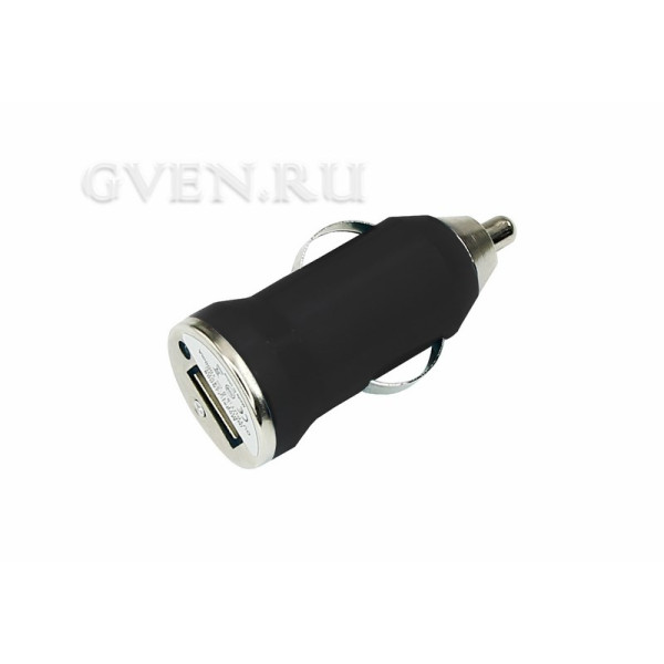 Купить Автозарядка в прикуриватель USB small (АЗУ) (5V, 1 000mA) черная блистер 18-1930 SDS 18-1930 SDS