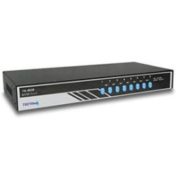 TN-TK-801R TRENDnet KVM переключатель (элек. коммутатор 8-х ЦПУ, Rack Mount, PS/2)