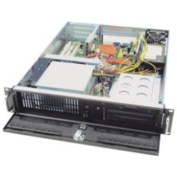 RMC-2B-0-2/ RMC-2B-2 19 Корпус серверный 2U глубина 468мм, без БП (PS/2), райзер 3xPCI-32 (RC2-007), место под MB ATX 12x9.6, Дисковые отсеки: 2x5.25 (внешние), 3x3.5 HDD (внутренние), Охлаждение 