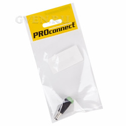 РАЗЪЁМ  питания штекер  2.1х5.5  с клеммной колодкой  PROCONNECT (ПАКЕТ БОБ) 1 шт