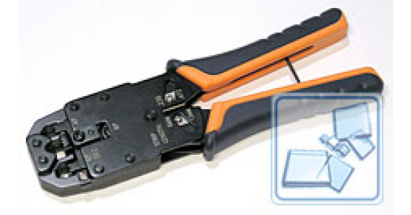 Инструмент HT-2008 для обжима RJ-45, RJ-12, R-11, профи HT