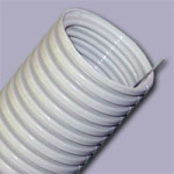 Труба гофрированная ПВХ для электропроводки, D40 мм, с зондом, бухта 25 м