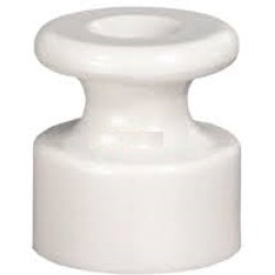 Фиксатор кабеля (изолятор) для внешней проводки кабеля (бел.) LK Vintage, арт. 888304-1